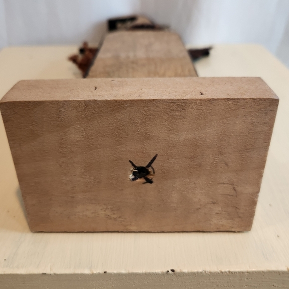 NEW! HANDMADE HALLOWEEN WOODEN WITCH FARMHOUSE PRIMITIVE 15"×6.5" - Picture 4 of 7